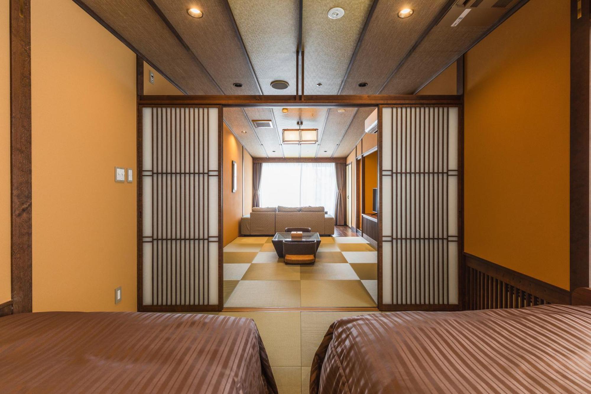 Tsuta Onsen Ryokan Towada Rom bilde