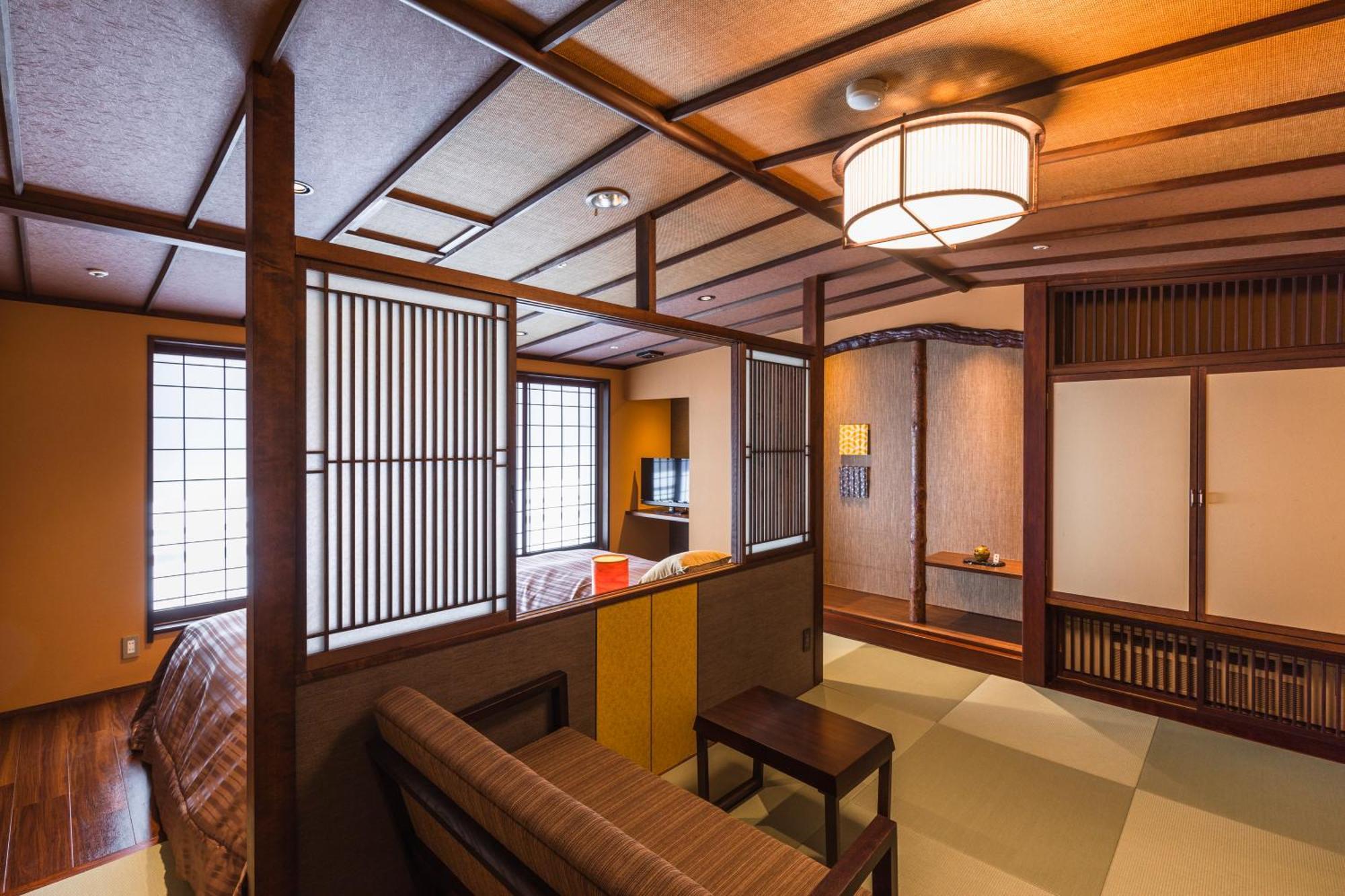 Tsuta Onsen Ryokan Towada Rom bilde