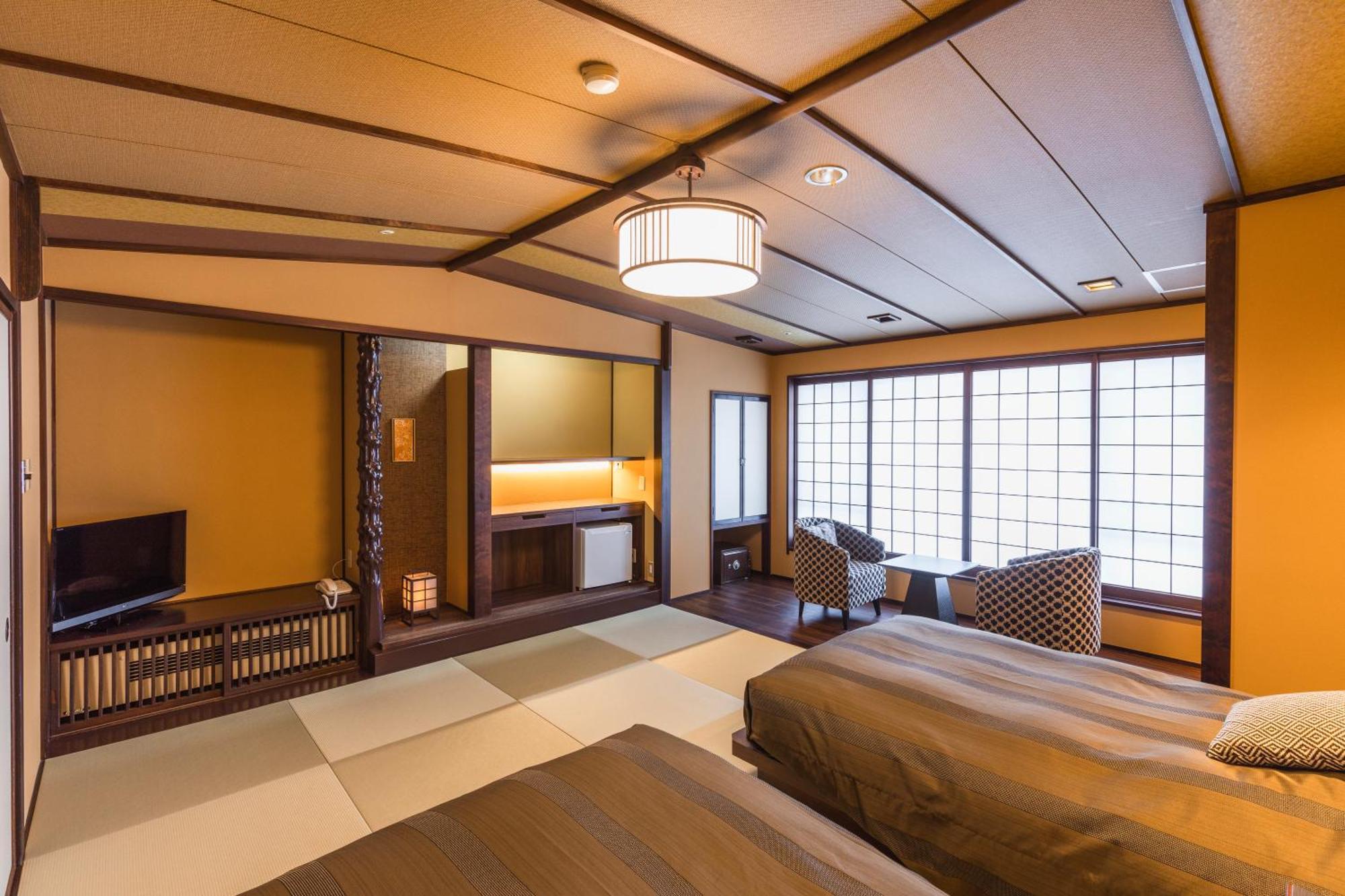 Tsuta Onsen Ryokan Towada Rom bilde